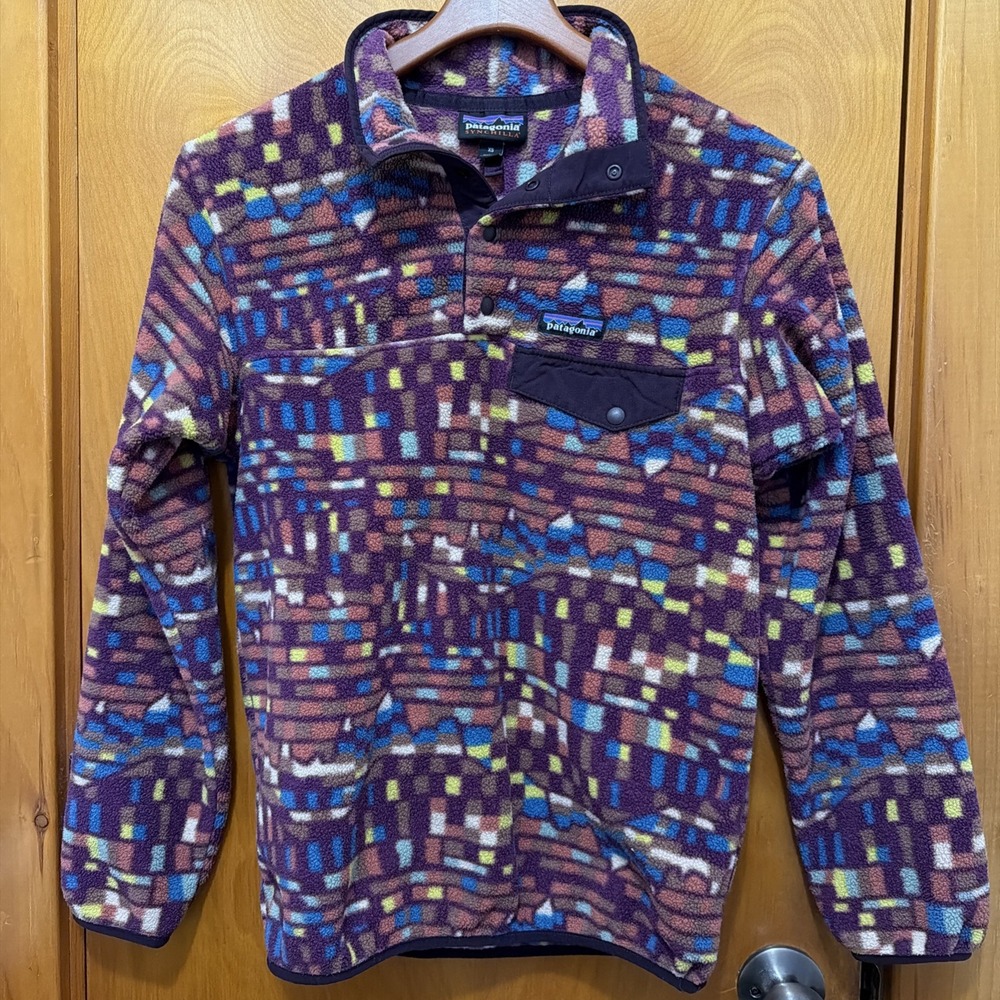 Patagonia Lightweight Synchilla Snap-T Fleece Pullover Night Plum Women's XS